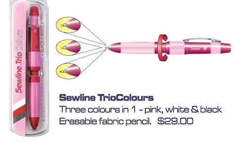 Sewline TrioColours fabric pencil