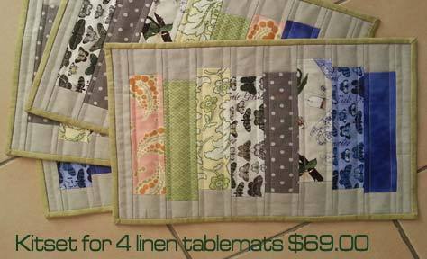 Linen cotton tablemats