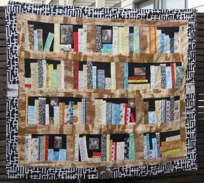 here is the quilt which I made for our 50th wedding anniversary which will