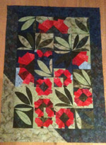 Ruth's pohutukawa quilt copy