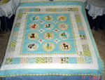 woodland tails quilt small