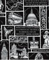 London icons - black and white.