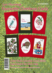 Kiwiana Christmas cross stitched cards