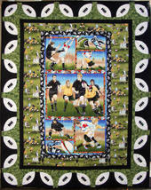 Running Rugby quilt kit.