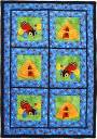 Buzzy Bee & Hives Quilt.