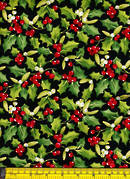 Cardinal Christmas Berries Black