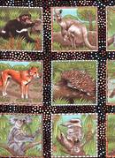 Australian animals fabric.