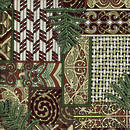 Kowhaiwhai fabric.