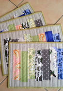 Contemporary linen table mats kitset