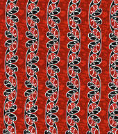 Koru stripes red.