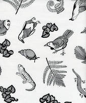 Whenua - black on white.