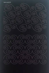 Sashiko - Kiwi style black