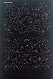 Sashiko - Kiwi style black