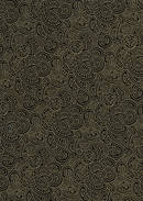 Ponga koru - beige on black