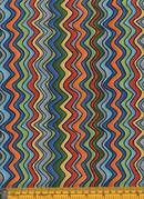 Rainbow Zig Zag stripe