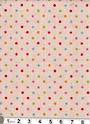 Linen/cotton - rainbow spots