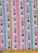 Stitched Garden buttons - 3.8mt Left