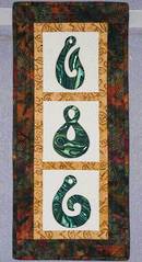 Pounamu carving wallhanging pattern